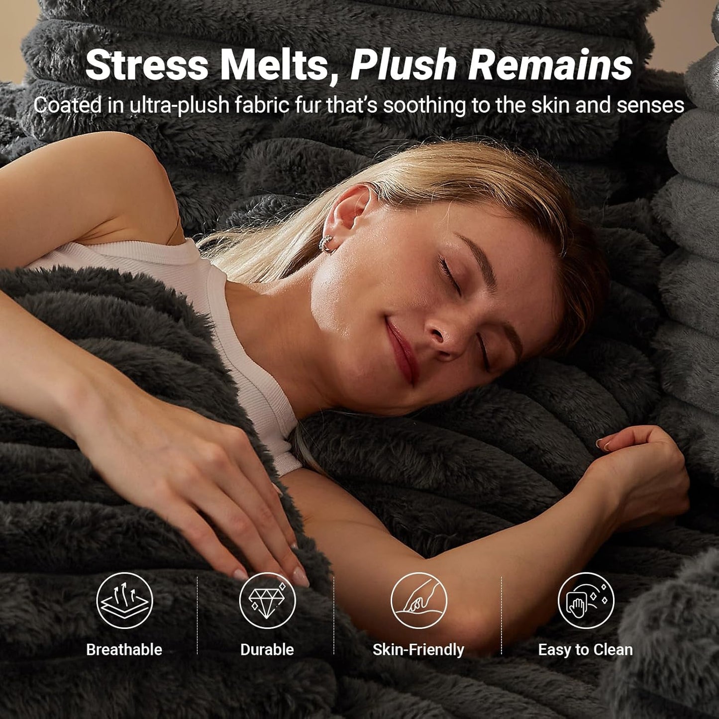 Chaise Lounge Chair Indoor, 64" Oversized Sleeper Chair with Wood Frame, Upholstered Sofa Bed for Living Room, Movie Room, Bedroom with 4 Storage Pockets&2 Cup Holders(Plush Corduroy, Grey)